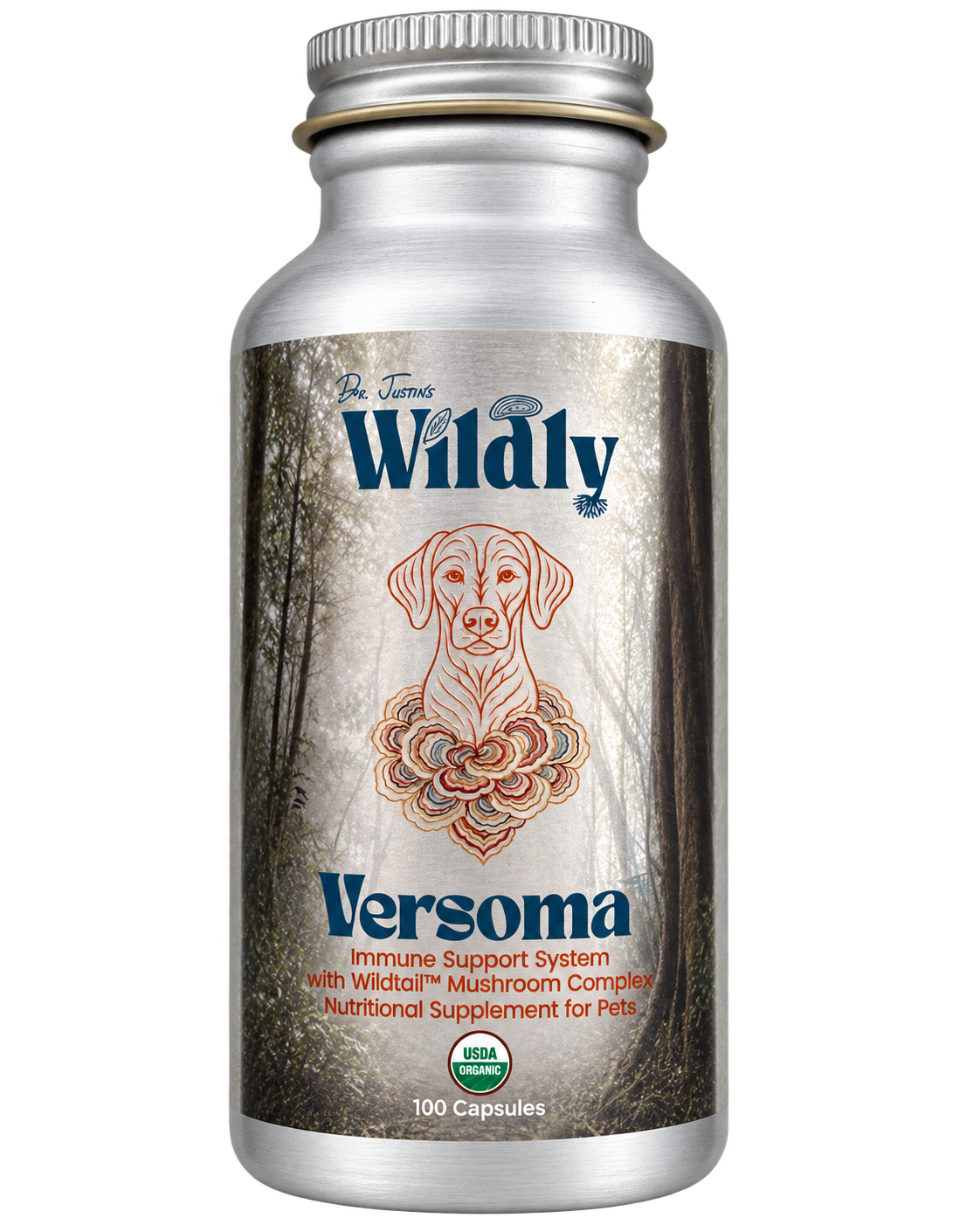 Versoma Immune Support System jar — 100 capsules